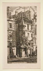 House with a Turret, Rue de la Tixeranderie