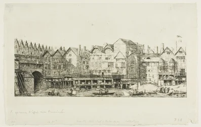 View of Part of the City of Paris toward the Close of the XVII Century