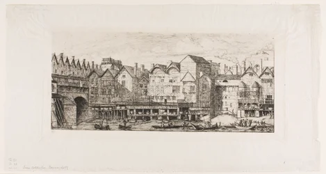 View of Part of the City of Paris toward the Close of the XVII Century