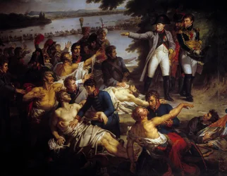 Napoleon Returned to Lobau Island After the Battle of Essling on May 23