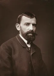 Album Artistique et Biographique, 6th year, Salon 1885; portrait of the French painter Victor Gabriel Gilbert (1847-1933)