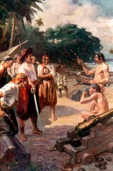 Cockburn and the Neapolitan Among the Pirates