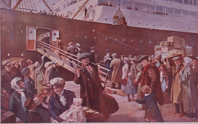 Emigrants Bound for Canada Depart from Liverpool
