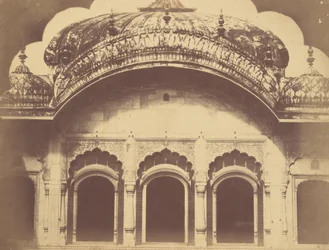 Exterior of the Crystal Throne in the Dewan-i-Khas