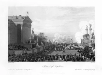 The funeral of Napoleon Bonaparte, 1818