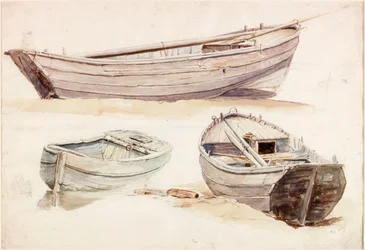 Studies of Salmon Boats