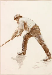 Study of a Fisherman at Work