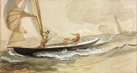 Study of a Racing Yacht