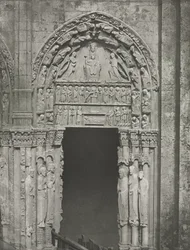 Chartres Cathedral: Right Door of the Royal Portal with Our Lady of Chartres