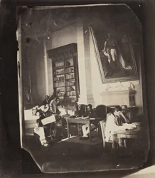Imperial Asylum of Vincennes: the Library, 1858-59