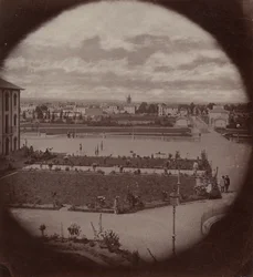 Imperial Asylum of Vincennes, View from Charenton, 1858-59
