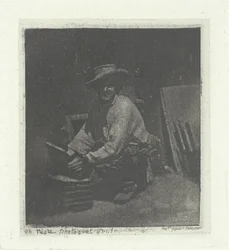 Kneeling Mason