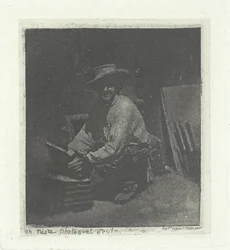 Kneeling Mason, February-March 1854, printed 1982.