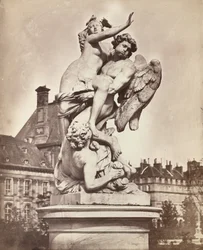 Statue des Tuileries: G. Marsy et A. Flamen: Boreas Abducting Oreithyia