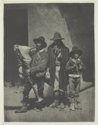 Street Musicians Standing