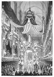 Funeral At Notre Dame, Paris, 1746, 1885