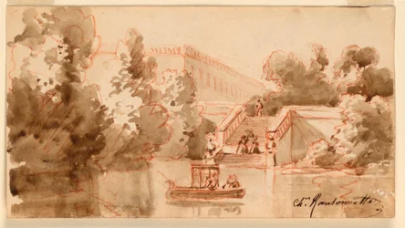 Imaginary View of the Castle Vaux-le-Vicomte