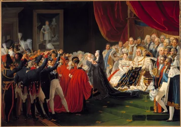 The Duchess of Berry Presenting Her Son the Duke of Bordeaux to the People and the Army