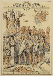 Stories from Lucian: The Moon Folk surprised by the Cloud Centaurs