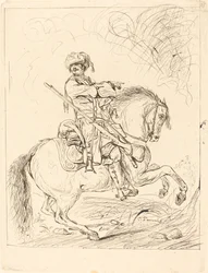 A Dragoon on Horseback