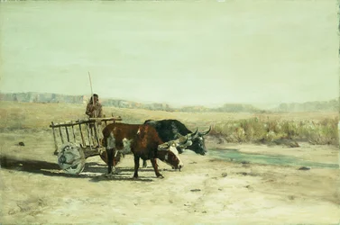 An Ox Cart in New Mexico