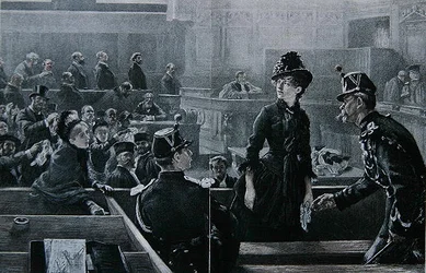 After the Acquittal, engraved by Michelet, from 