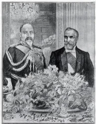 Visit of French President Emile Loubet to London
