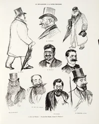 The Panama Affair - In the Land of Checks, sketch by Renouard, from History of the Third Republic, Vol. I, Political History
