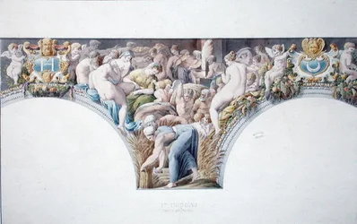 Frieze from the Ballroom at Fontainebleau, Plate from an Album