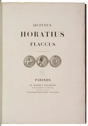 Title Page of Quintus Horatius Flaccus