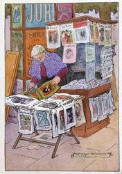 Small Metiers of Paris: The Kiosk Has Newspapers