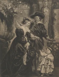 Rubens, his wife, Helena Fourment, and their child