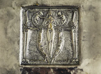 Bas Relief, Detail of Fireplace Decoration, Bedroom by Charles Rennie Mackintosh, United Kingdom, 20th Century