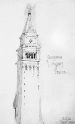 Campanile, S. Marks, Venice, 1891