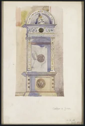 Study of a Jesuit Altar, Certosa di Pavia, 1891