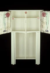 White cabinet designed for Mrs. Rowat, 1902