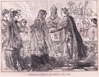 Marriage of Henry I and Matilda AD 1102