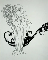 Angel and Baby, illustration from 