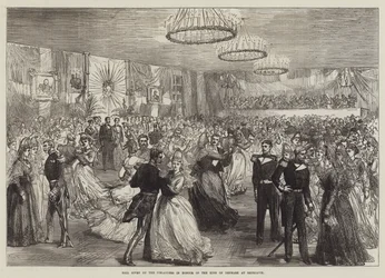 Ball Given by the Icelanders in Honour of the King of Denmark at Reykjavik