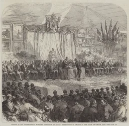 Closing of the International Maritime Exhibition at Havre, Distribution of Awards in the Salon des Beaux Arts