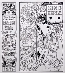 Front Cover Illustration for The True Annals of Fairyland, The Reign of King Herla, Edited by William Canton, Published 1900