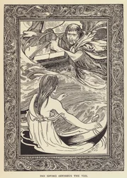 Ino giving Odysseus the veil