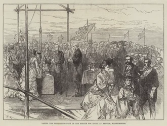 Laying the Foundation-Stone of the Asylum for Idiots at Knowle, Warwickshire
