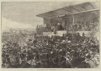 Mr Gladstone Addressing the Meeting on Blackheath