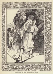 Odysseus at the Swineherds hut