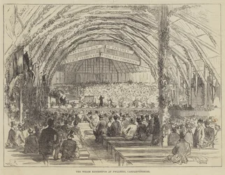 The Welsh Eisteddfod at Pwllheli, Carnarvonshire