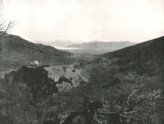 Utah Lake from Circle Point, Salt Lake City, USA, 1895