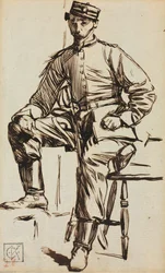 Charles Keene as a Volunteer