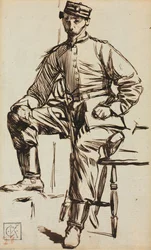 Charles Keene as a Volunteer