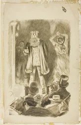 Lord Salisbury Addressing a Meeting
